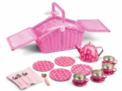 Picnickurv med testel, 18 dele