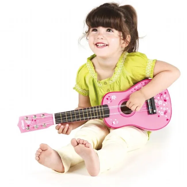 Pink guitar