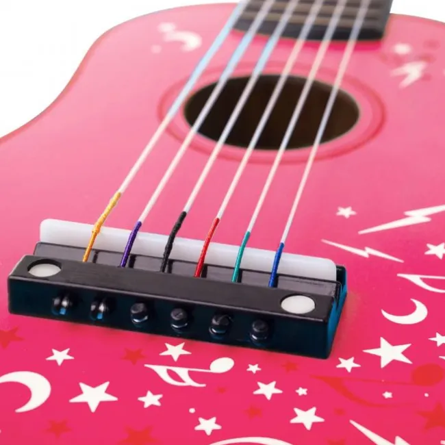 Pink guitar