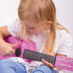 Pink guitar
