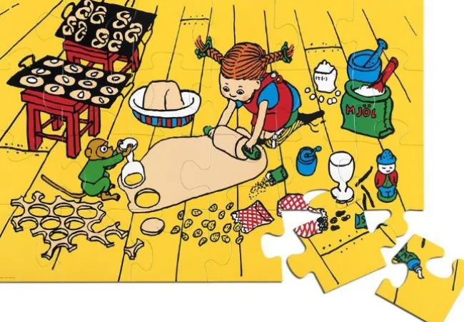 Pippi Gulvpuslespil, 24 brikker