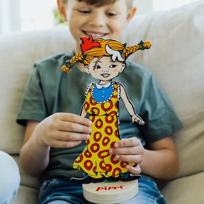 Pippi magnet påklædningsdukke