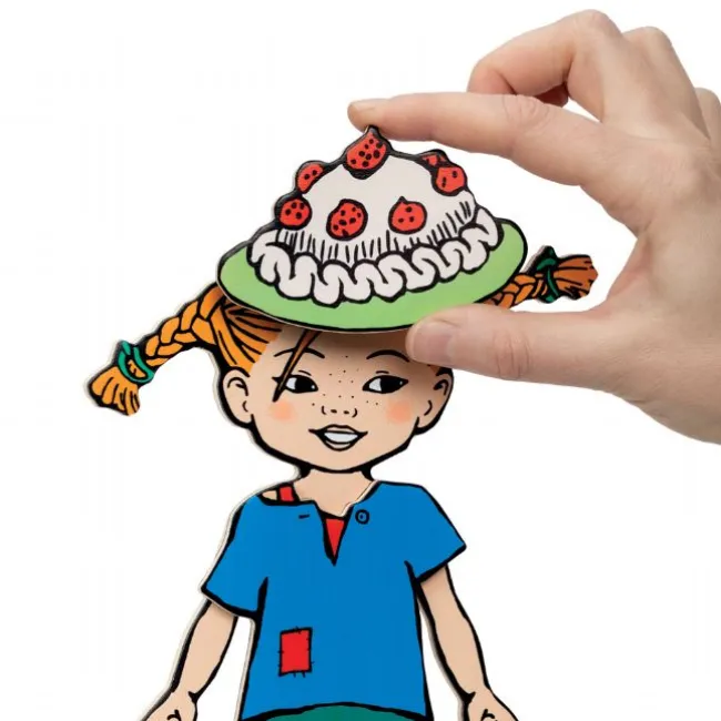 Pippi magnet påklædningsdukke