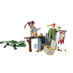 Pirat med alligator