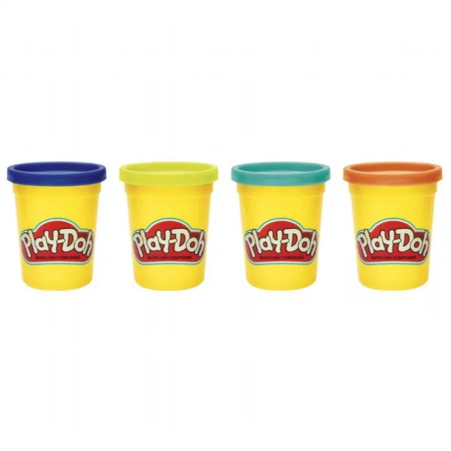 Play-Doh 4 Bøtter Vilde Dyr
