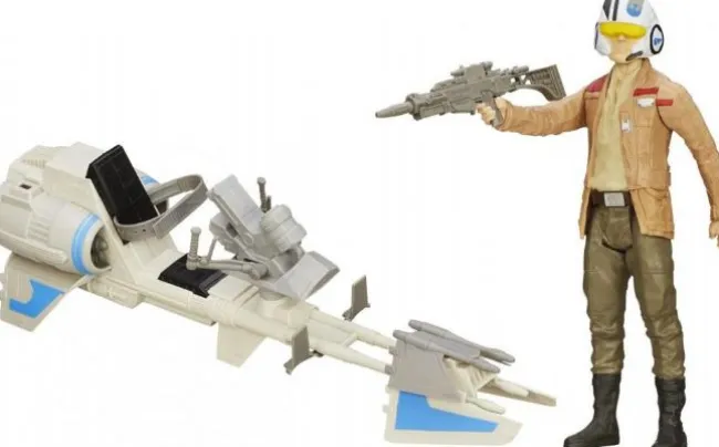 Poe Dameron og køretøj
