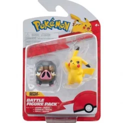 Pokemon Battle Figur Lechonk + Pikachu