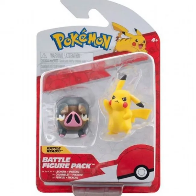 Pokemon Battle Figur Lechonk + Pikachu