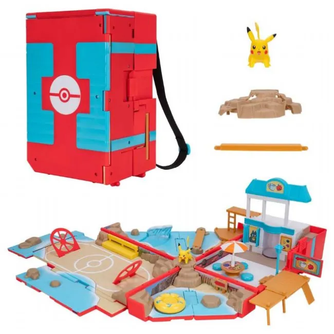 Pokemon Carry Case Beach Battle Playset