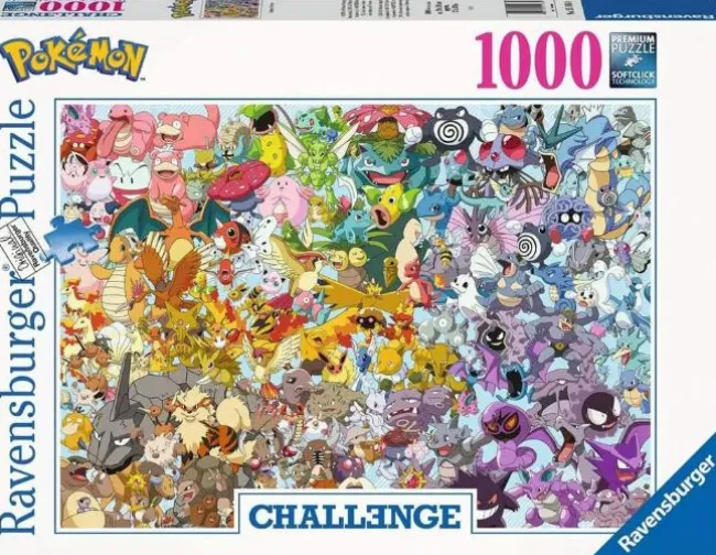 Pokemon Challange Puslespil 1000 Brikker