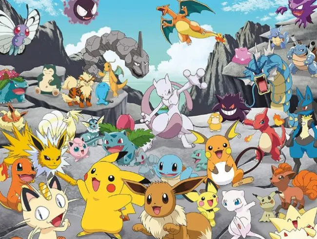 Pokemon Classic Puslespil 1500 Brikker