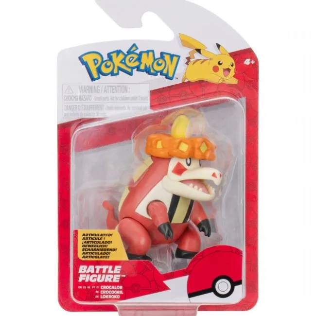 Pokemon Crocalor Battle Figur