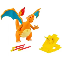 Pokemon Fire + Fly Charizard med Pikachu