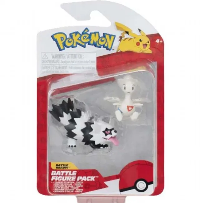 Pokemon Galarian Zigzagoon & Togetic Fig