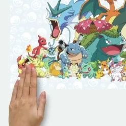 Pokemon Kæmpe Wallsticker 65x90 cm