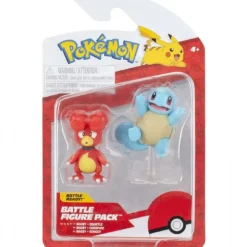 Pokemon Magby & Squirtle Figur