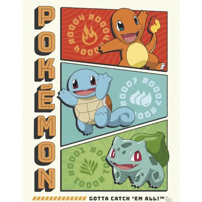 Pokemon Plakatsæt 9 stk 21x29,7 cm