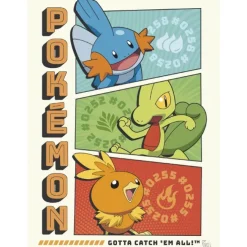 Pokemon Plakatsæt 9 stk 21x29,7 cm