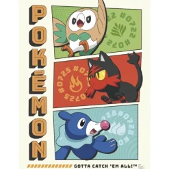 Pokemon Plakatsæt 9 stk 21x29,7 cm