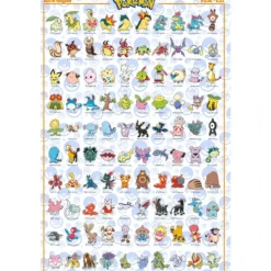 Pokemon Plakat 91,5x61 cm