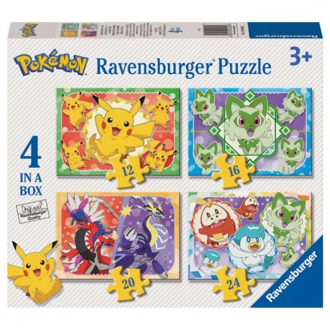 Pokemon Puslespil 4i1