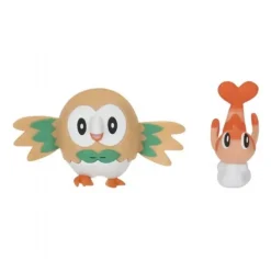 Pokemon Rowlet & Tatsugiri Figur