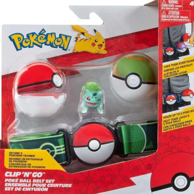 Pokemon Træner Bælte m/bolde og figur