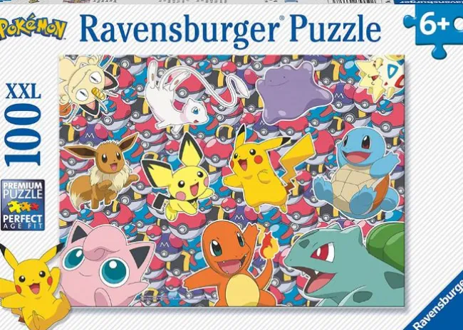 Pokemon XXL Puslespil 100 Brikker