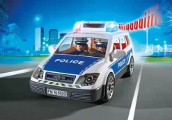 Politi bil med lys og lyd