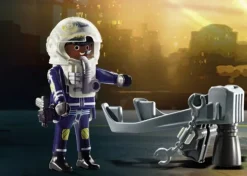 Politi-jetpack Anholdelse af kunsttyven