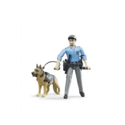 Politimand med politihund
