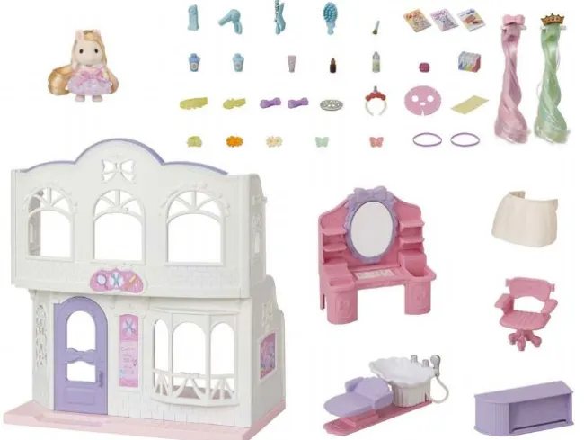 Pony Frisørsalon med figur
