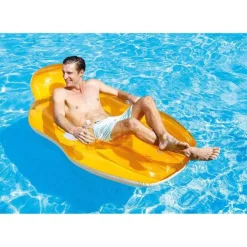 Pool Chill Float Lounge Orange 163x104cm