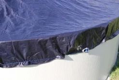 Poolcover winter 6.10x3.75m med wirelås