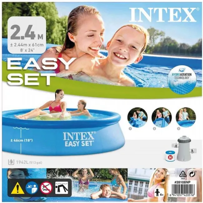 Pool Easy Set 1.250 ltr. 244 x 61 cm