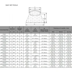 Pool Easy Set 5.621 Ltr. 366x76 cm