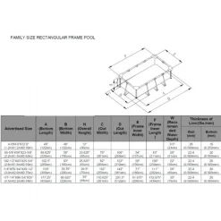 Pool Galvaniseret Ramme 7.127L 450x220cm