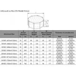 Pool Ultra XTR Frame 19.156L 488x122 cm