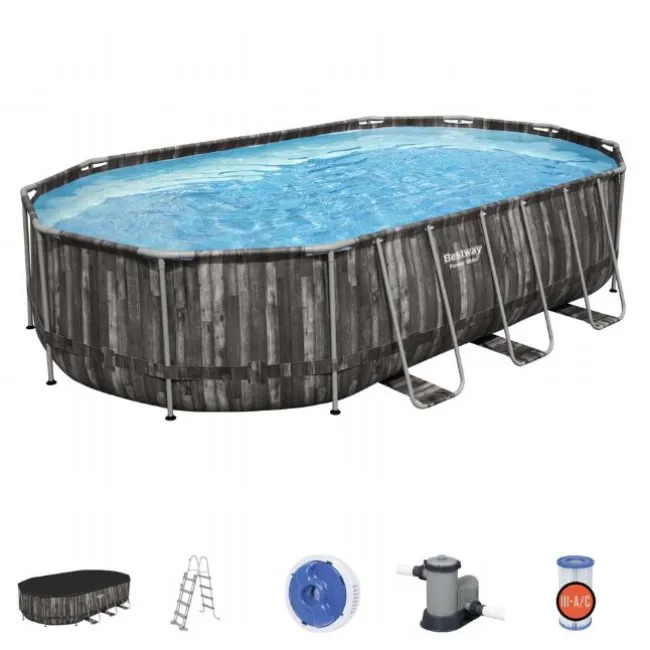Power Steel Pool 20.241L 610x366x122cm