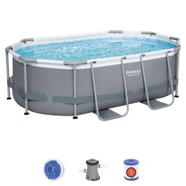 Power Steel Pool 3.668L 305x200x84cm