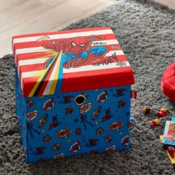 Puf med opbevaring Spiderman