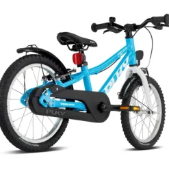 Puky Børnecykel blå/hvid 16 tommer