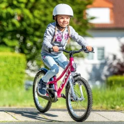 Puky Børnecykel lilla/hvid 18 tommer