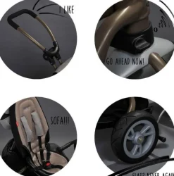 Puky Carry Premium Trehjuler sort