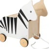 Pull Along legetøjskasse Zebra