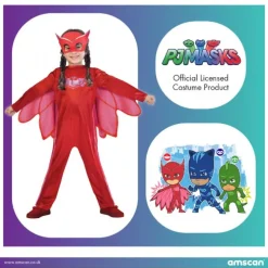 Pyjamashelten Owlette kostume 110-116 cm