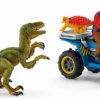 Quad med ranger og dinosaurer