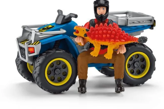 Quad med ranger og dinosaurer