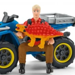 Quad med ranger og dinosaurer