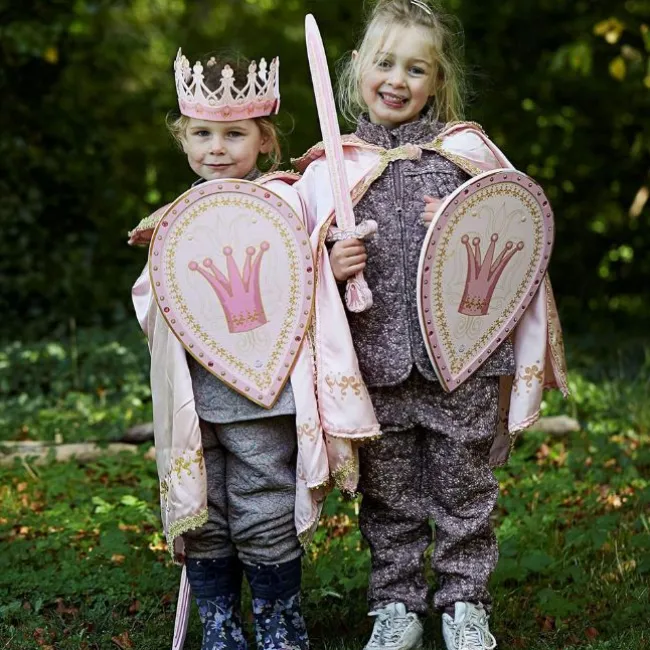 Queen Rosa sæt Sværd, skjold og krone